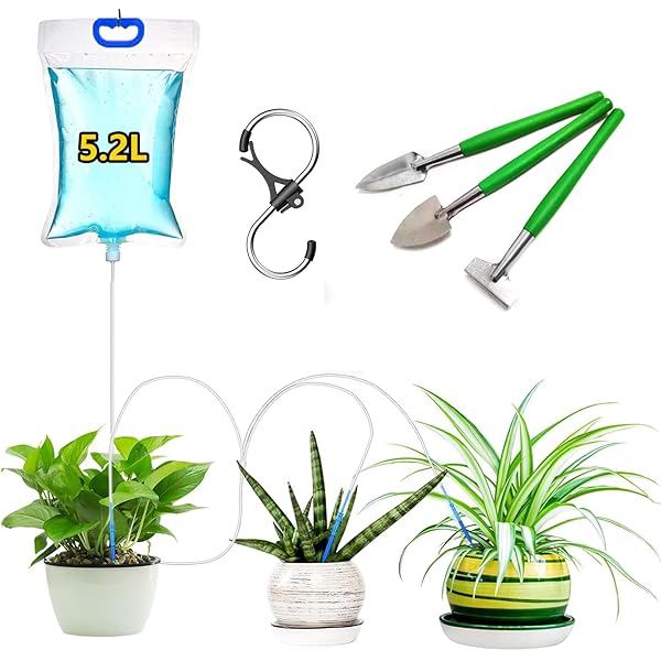 Amazon.co.jp: ZRGR 自動水やり機 植物 自動水やり 5.2L 大容量